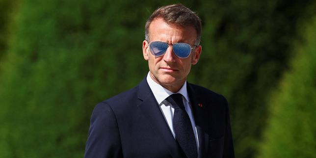 Macron brings back viral aviator sunglasses