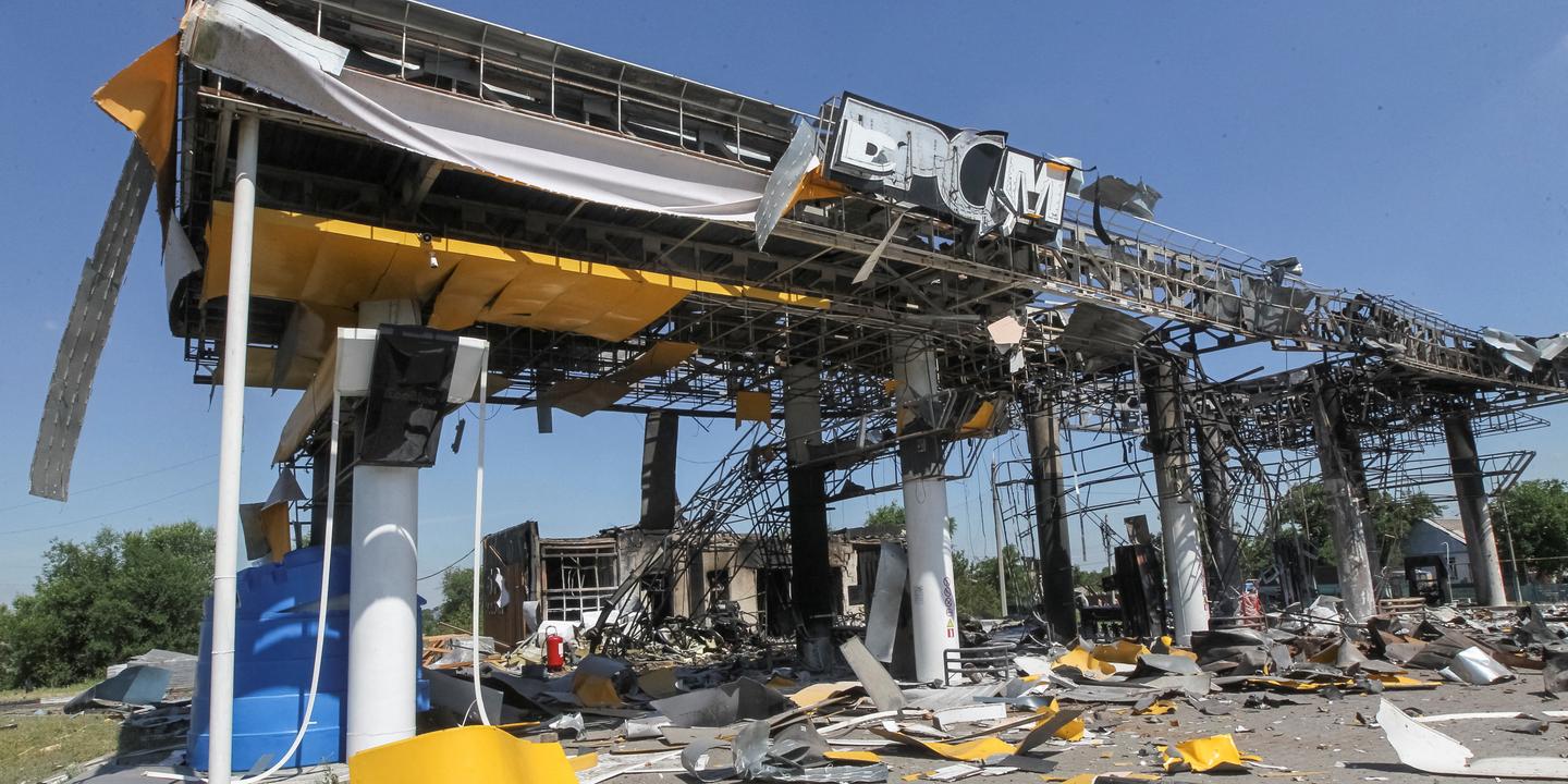 En Ukraine, les stations-service ciblées par les drones russes