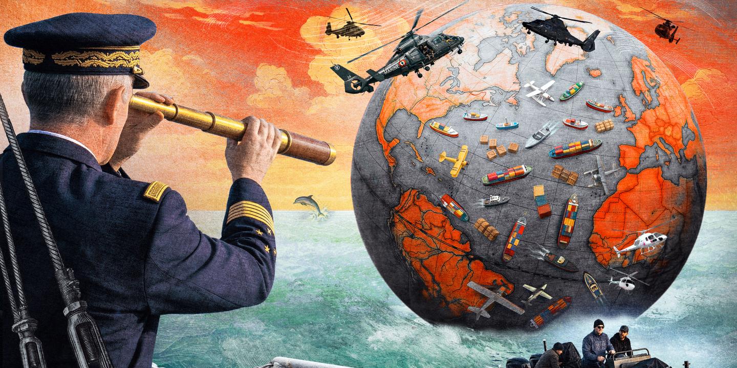 La marine française arpente l’océan Atlantique à la recherche de « clients », ces navires chargés de cocaïne en route vers l’Europe