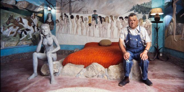 Lucien Favreau, à Yviers (Charente), au début des années 1980.