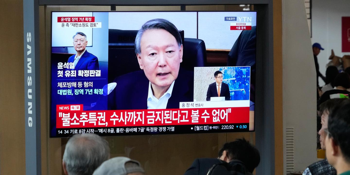 Corée du Sud : la Cour suprême confirme la condamnation de l’ex-président Yoon Suk Yeol à sept ans de prison