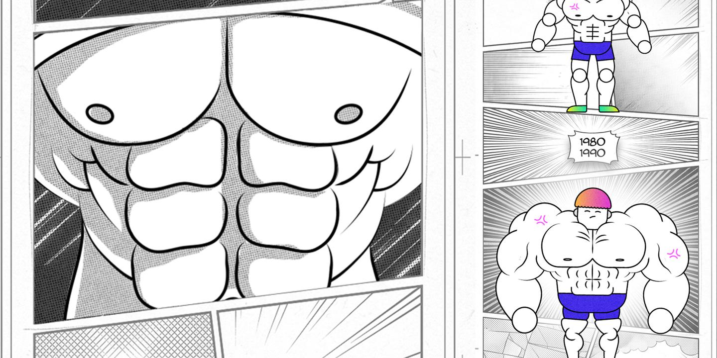 Pourquoi les muscles sont-ils si proéminents dans les mangas d'action ?