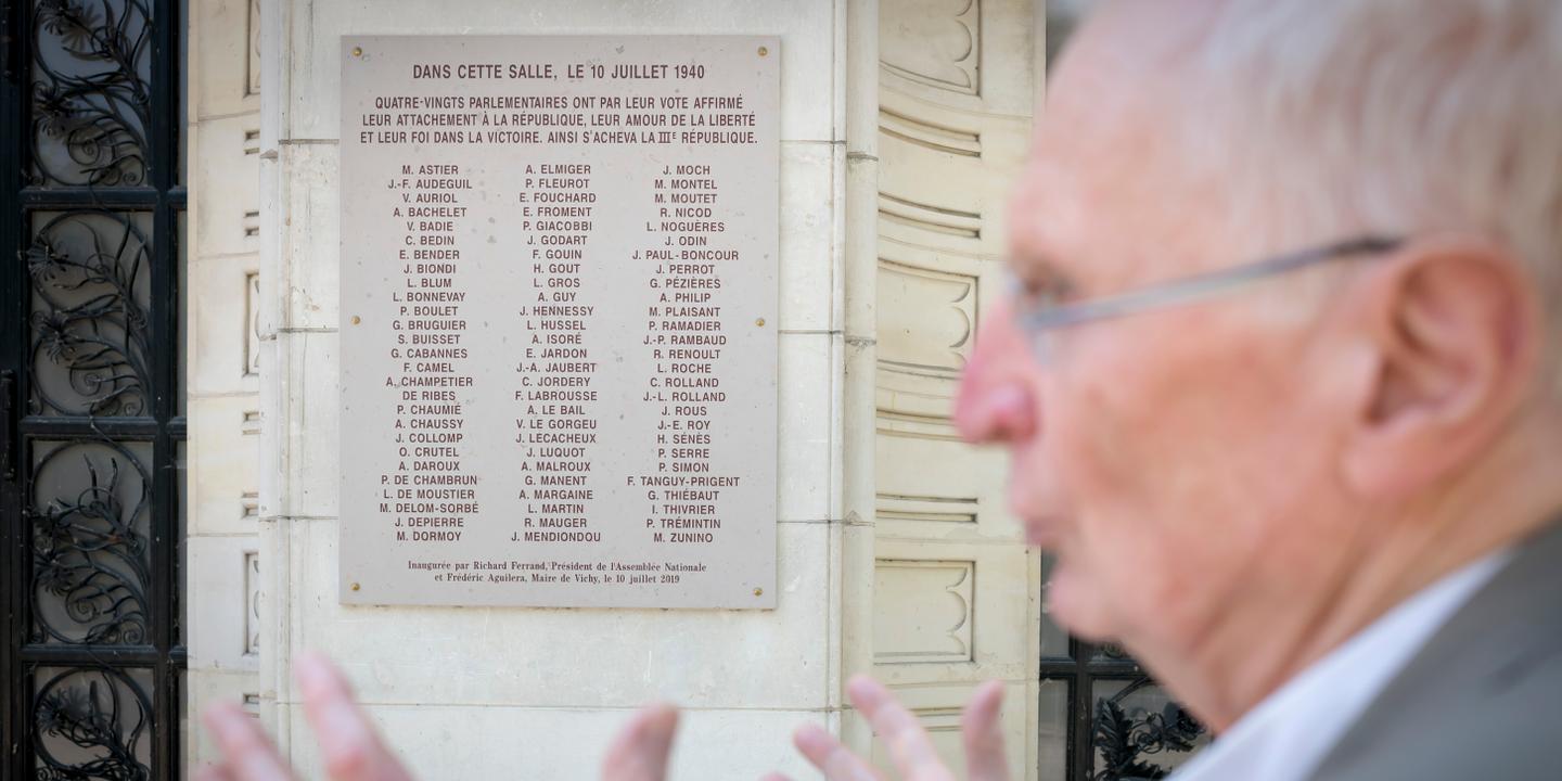 10 juillet 1940 : l'histoire de Vichy appelle à la vigilance aujourd'hui