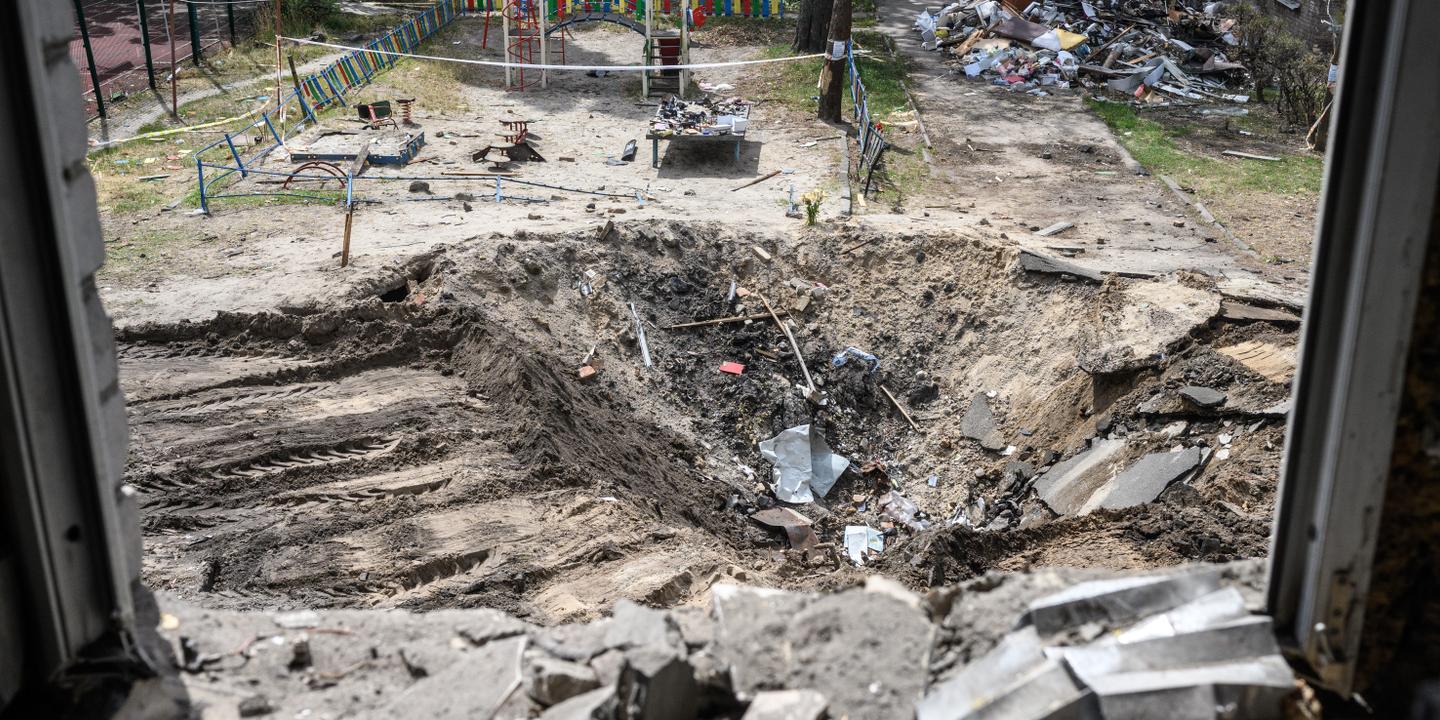 Frappe russe massive à Kiev : dégâts en images