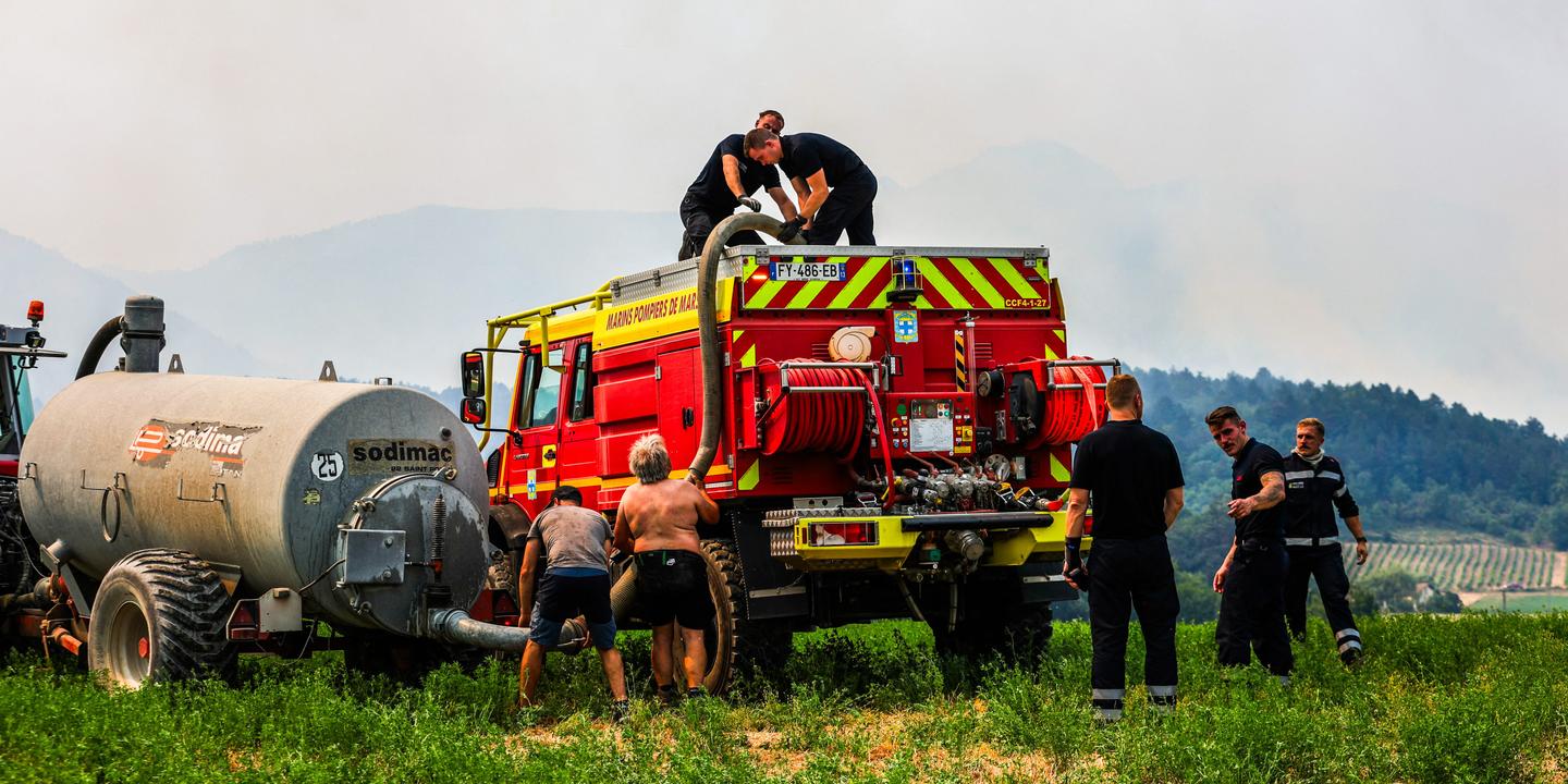 Drôme : élan de solidarité citoyenne pour soutenir les pompiers