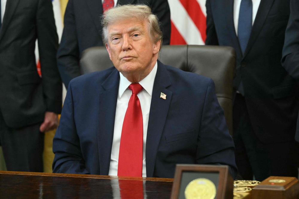 Donald Trump à la Maison Blanche, à Washington, le 13 juillet 2026. - SAUL LOEB/AFP