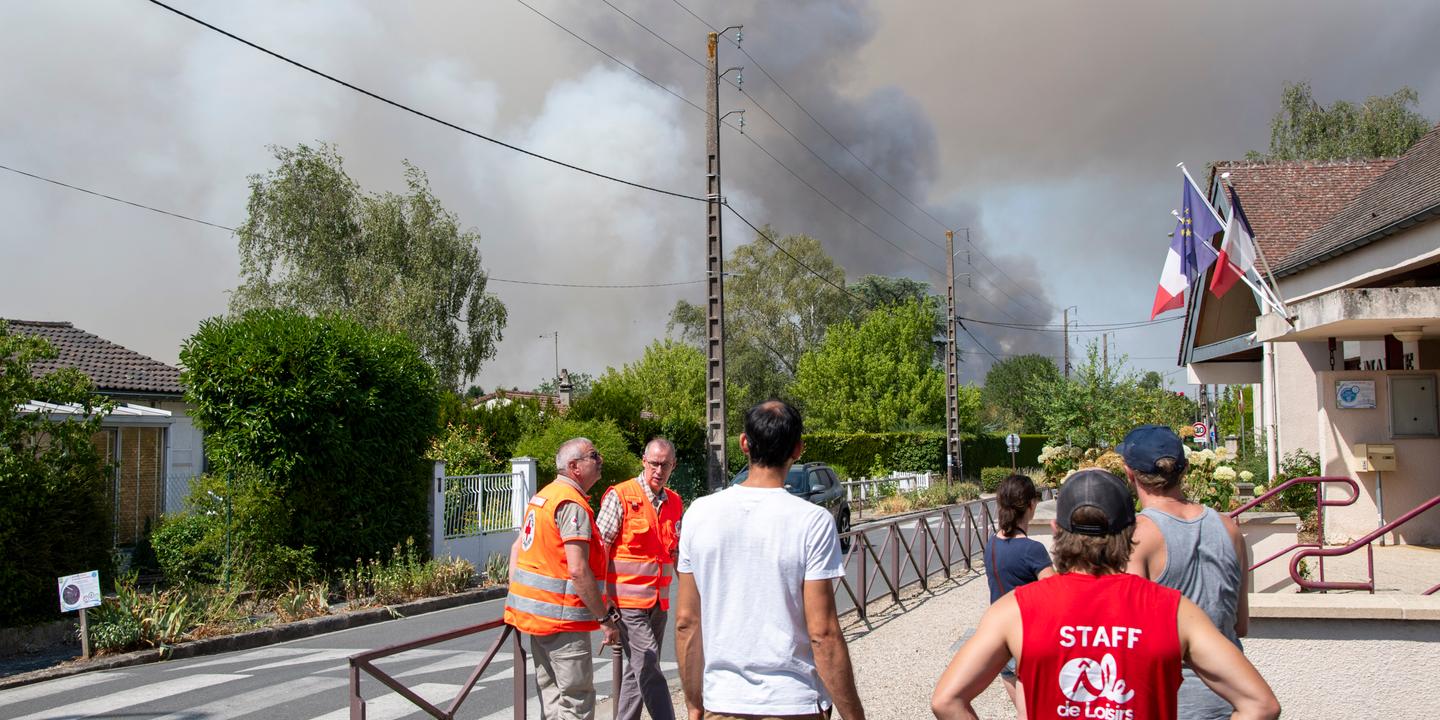 Incendie de Fontainebleau : pollution de l'air localement très intense
