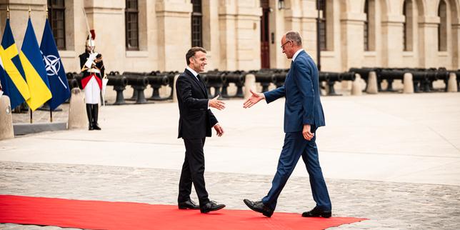 Depuis Brühl, le couple franco-allemand tâche d’afficher sa coopération militaire après l’échec du SCAF