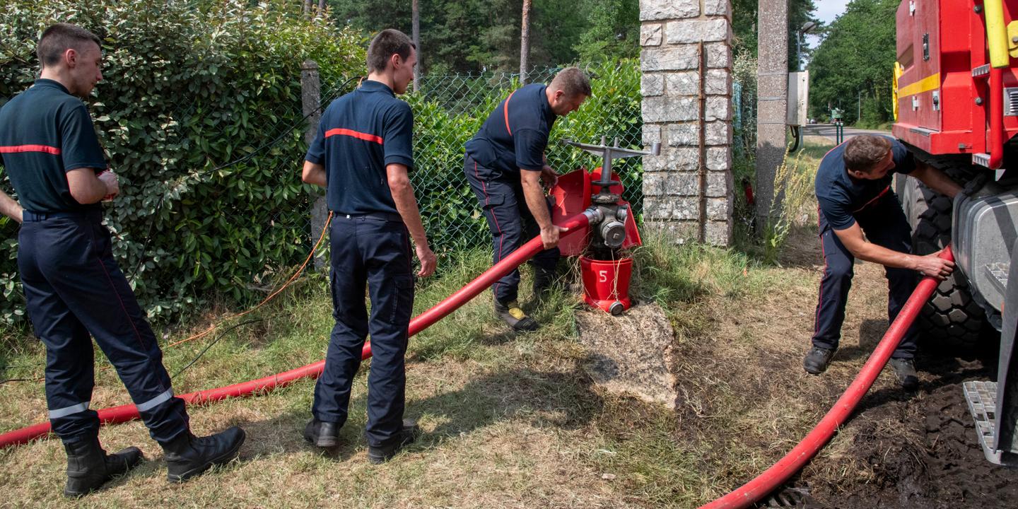 Feux de forêt : les pompiers du Sud prêtent main-forte en forêt de Fontainebleau