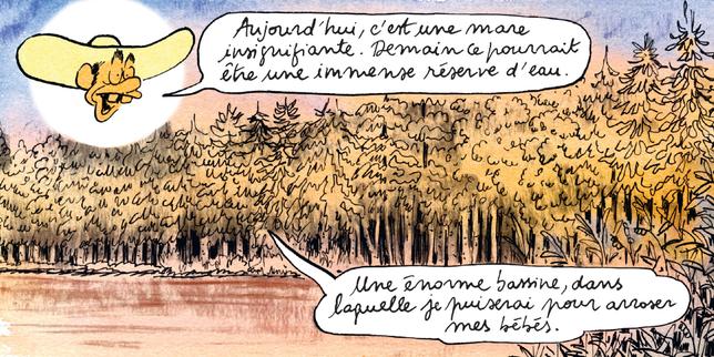 La bédéaste Catherine Meurisse s’encabane à Walden, sur les traces d’Henry David Thoreau