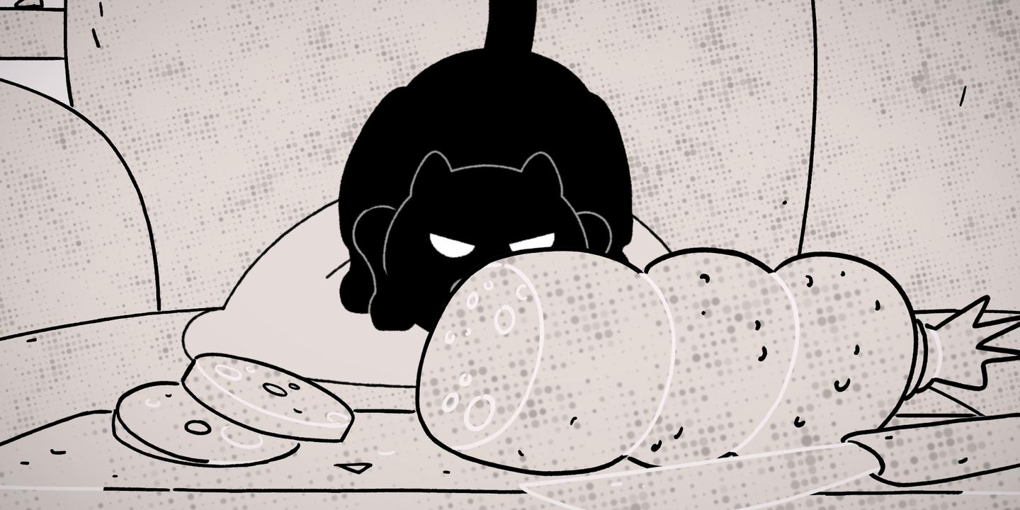 Putain de chat sur Arte : une série animée griffante