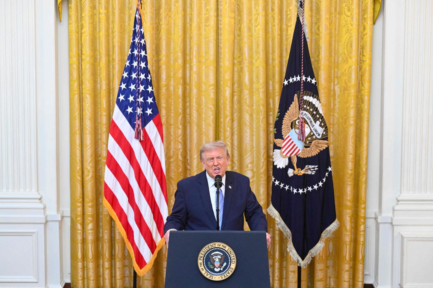 Trump delivers conspiracy-tinged speech on US elections and accuses China of interference