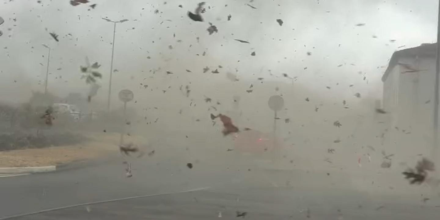 Mini-tornade à Saint-Étienne : images impressionnantes dans la Loire