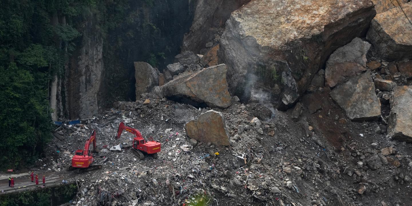 En Chine, le bilan du glissement de terrain à Chongqing, dans le sud-ouest du pays, s’alourdit à 51 morts