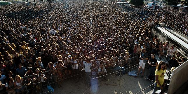 Lors de Riviera 76, au Castellet (Var), du 24 au 26&nbsp;juillet 1976.