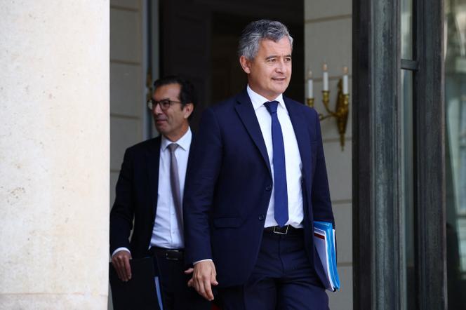 Le ministre de la justice, Gérald Darmanin, après une réunion à l’Elysée, à Paris, le 22 juillet 2026. - Sarah Meyssonnier / REUTERS