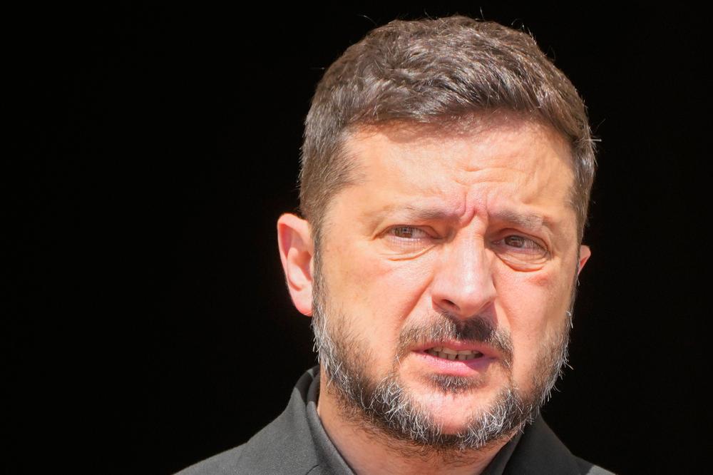 Volodymyr Zelensky, à Kiev, le 23 juillet 2026. - EFREM LUKATSKY/AP