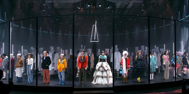Gucci's magical carousel in February 2020