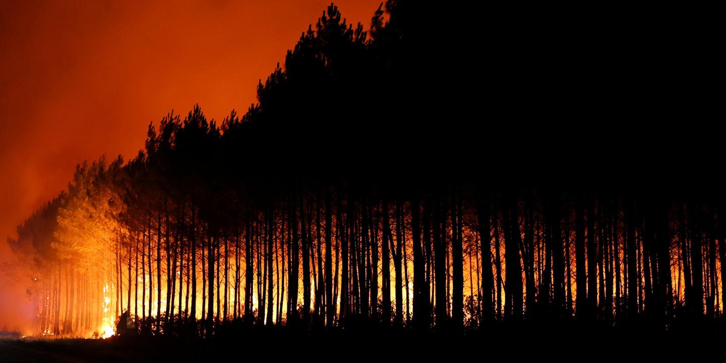 Incendie en Gironde : 2 000 hectares brûlés, 12 000 évacués