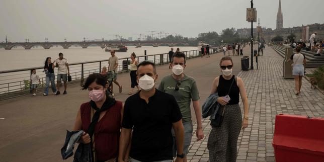 Les incendies en Gironde génèrent d’importants pics de pollution : « On avait l’impression de vivre dans une cheminée »