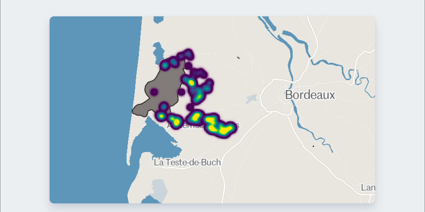 La Carte Des Incendies Et Des Zones vacu es En Gironde Et Dans Les 