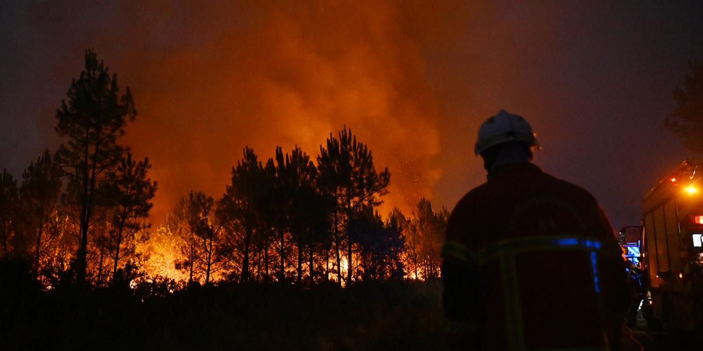 Incendies en Gironde : vents secs et 40°C menacent de raviver le mégafeu