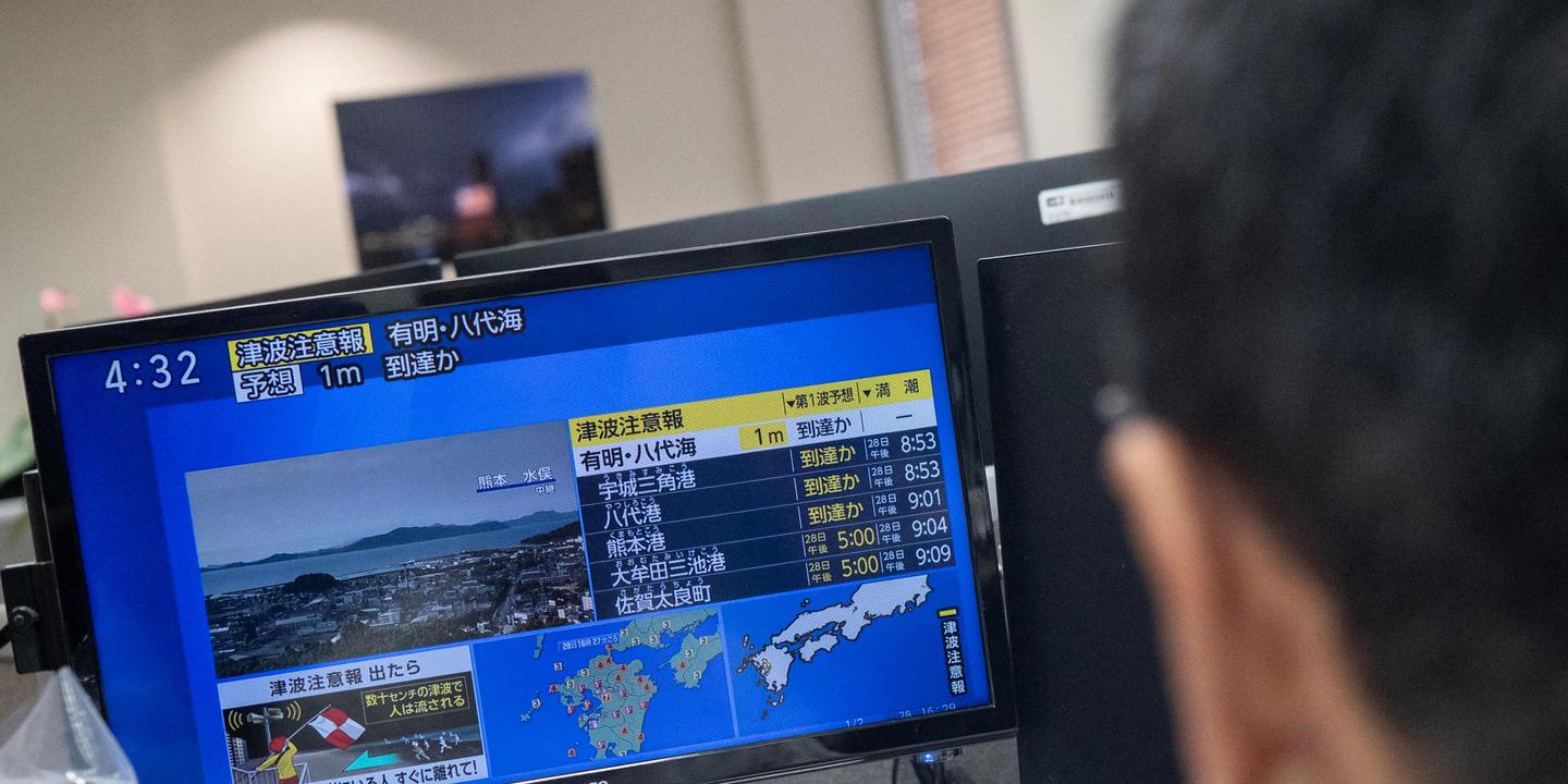 Japon : un séisme de magnitude 7,1 frappe Kumamoto et déclenche une alerte au tsunami