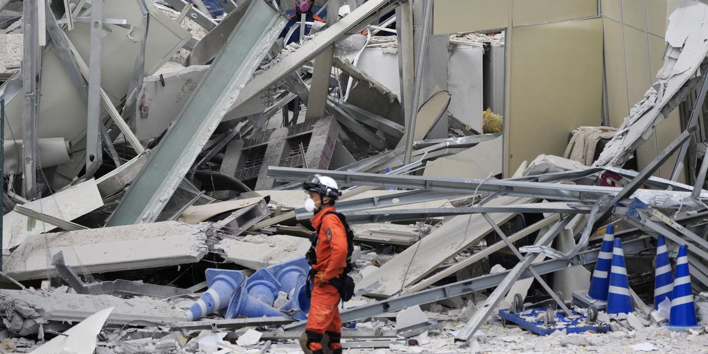 Séisme au Japon : les secours toujours à la recherche de survivants piégés dans un centre commercial après le séisme à Kumamoto, qui a fait au moins 13 morts