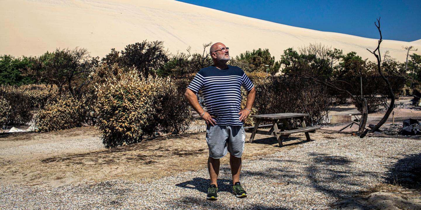 Dune du Pilat : les cicatrices de l'incendie de 2022 persistent