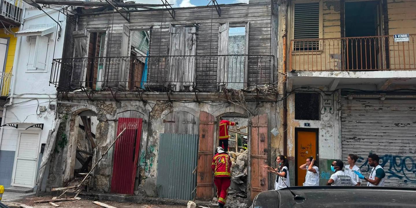 Guadeloupe : un bâtiment en travaux s'effondre, un ouvrier meurt