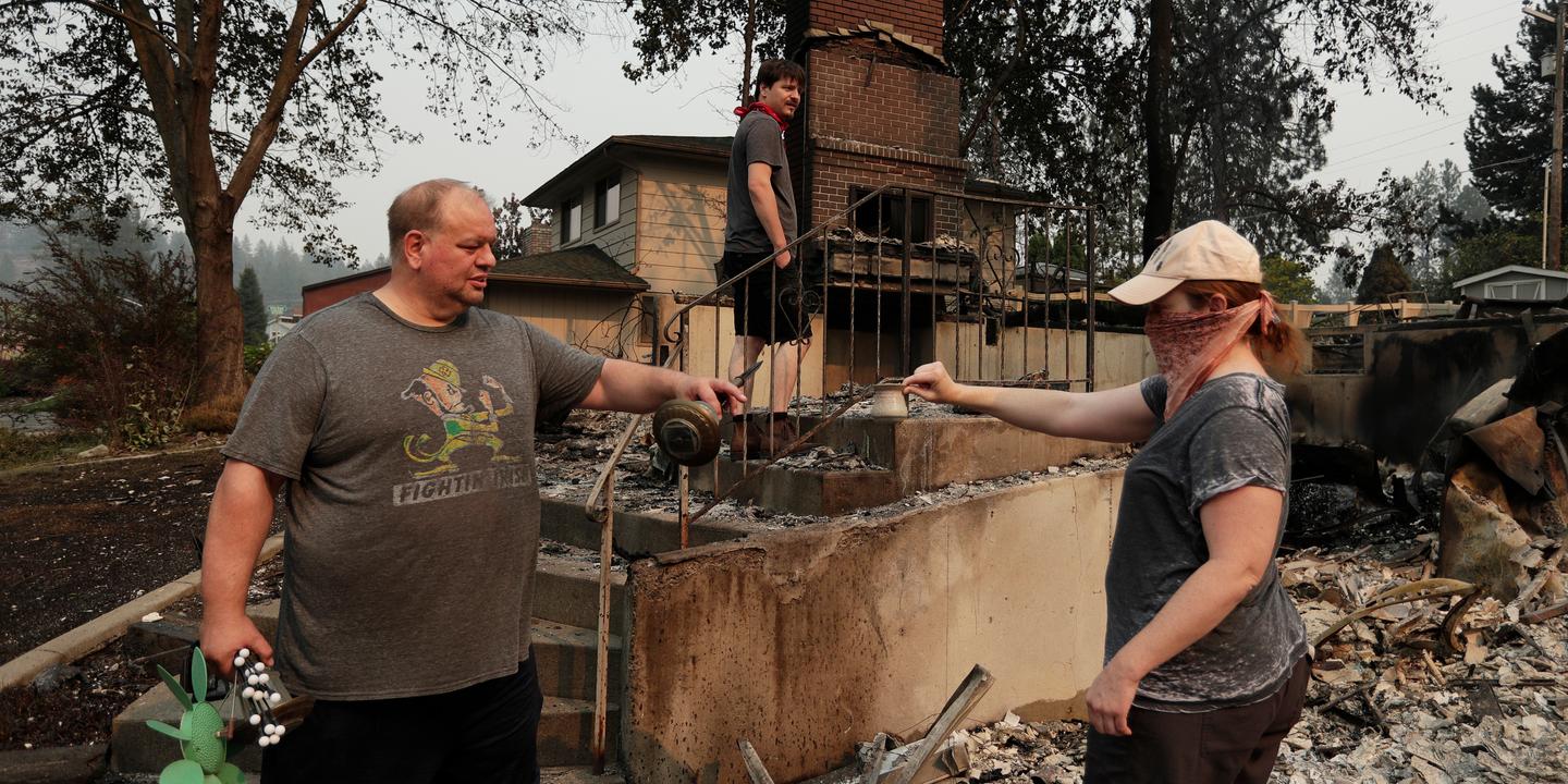 Aux Etats-Unis, des incendies ravagent la ville de Spokane, dans le nord-ouest du pays, où 60 000 personnes ont été évacuées