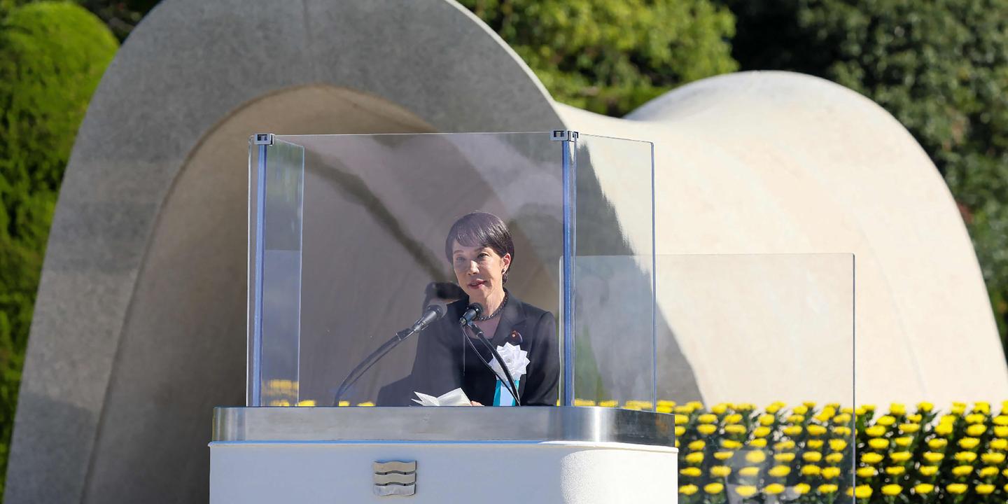 À Hiroshima, le débat sur l'arme nucléaire au cœur des commémorations