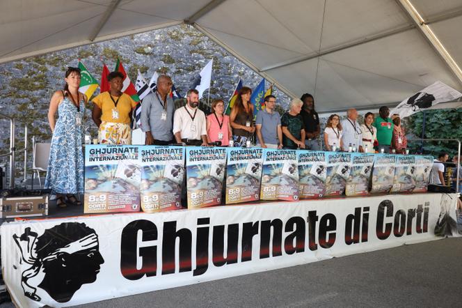 Lors des Journées internationales de Corte (Haute-Corse), le 8 août 2026. - Tintin Martinetti/« CORSE-MATIN »/MAXPPP