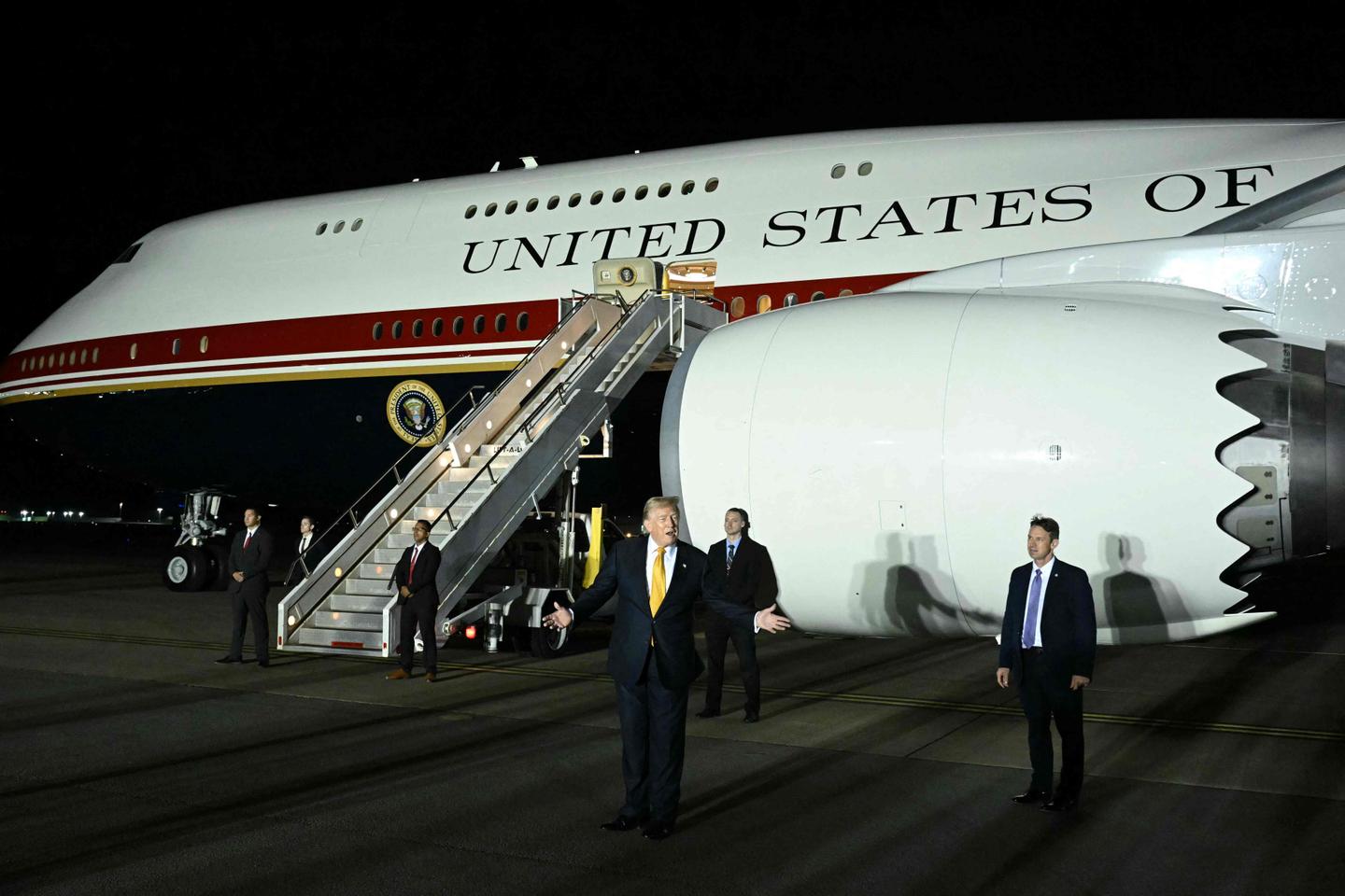 Trump's secret exfiltration betrays nerves and improvisation over his security