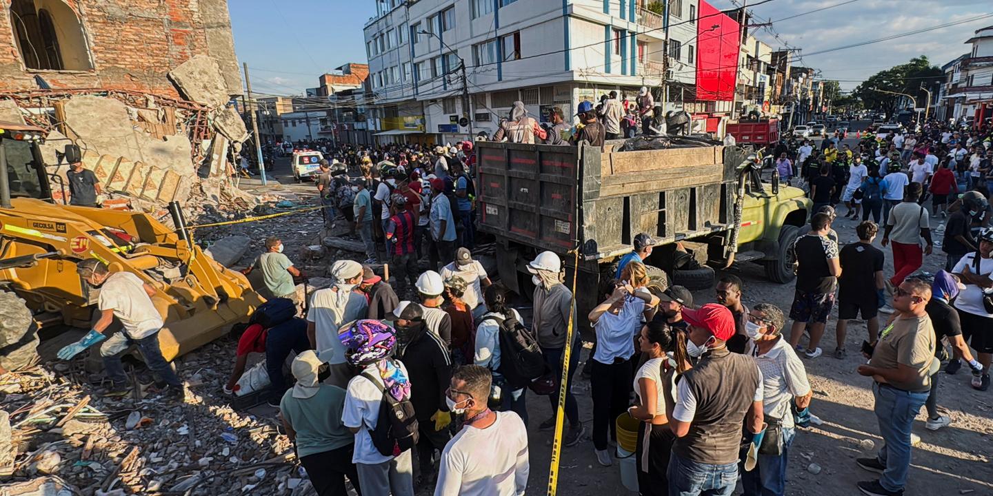 VIDEO Colombie : les images du séisme qui a fait au moins 132 morts