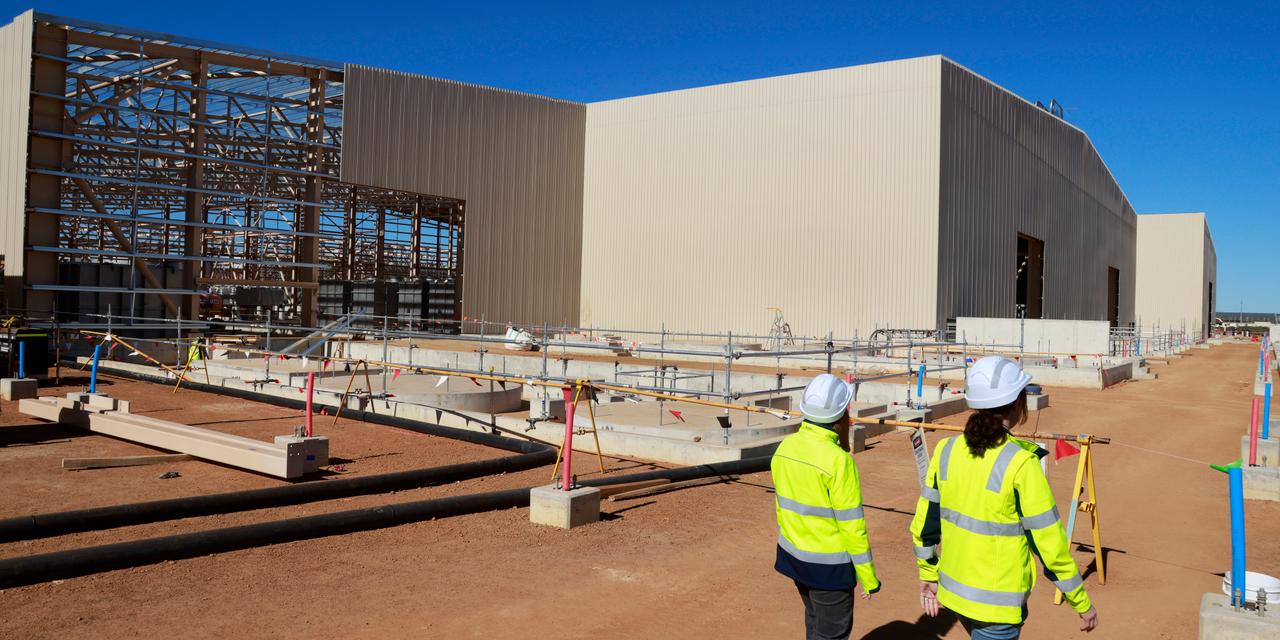 Refinery construction site at Iluka's Rare Earths plant, Eneabba , Western Australia; 2026-07-14 .