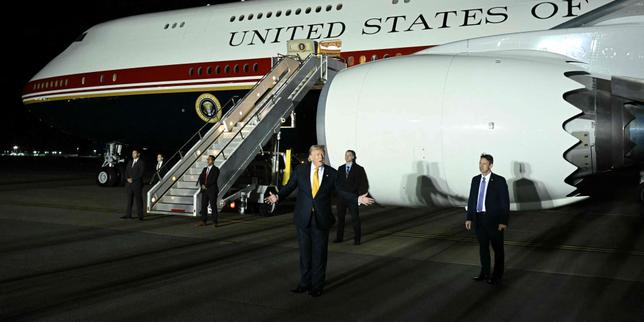 Trump's secret exfiltration betrays nerves and improvisation over his security