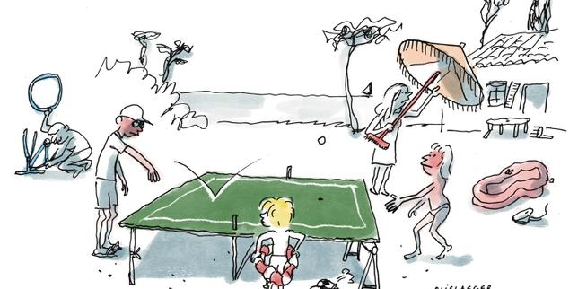 "And, by the way, who knows where the paddle pump is?": summer to a close accessory