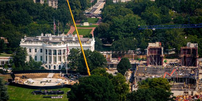 Donald Trump porte comme prévu l’affaire de sa salle de bal devant la Cour suprême