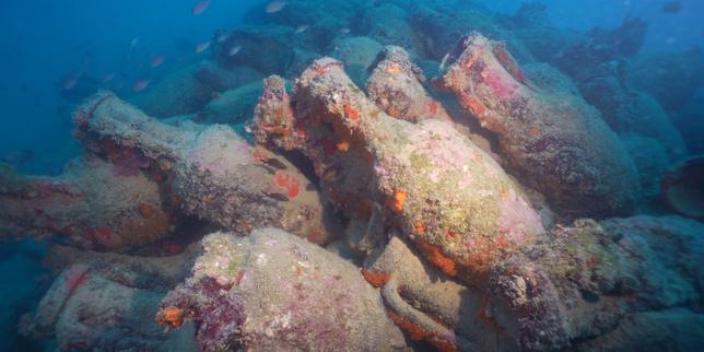 Un plongeur italien découvre des centaines d’amphores antique en Sicile