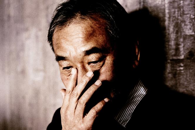 Le romancier japonais Haruki Murakami, &agrave; Paris, en f&eacute;vrier&nbsp;2019. - RICHARD DUMAS POUR &laquo;&nbsp;LE MONDE&nbsp;&raquo;