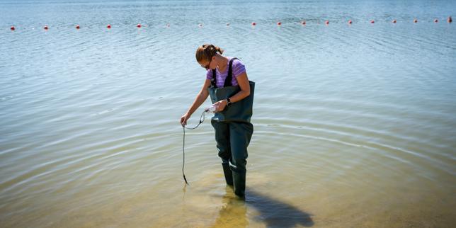 Dans les lacs et rivières de France, les proliférations de cyanobactéries empêchent la baignade : « On pensait pouvoir au moins tremper les pieds, mais c’est interdit »