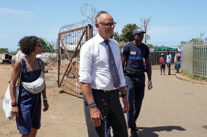 Le candidat du parti Horizons &agrave; l&rsquo;&eacute;lection pr&eacute;sidentielle de 2027, Edouard Philippe, &agrave; Mamoudzou, &agrave; Mayotte, le 21&nbsp;ao&ucirc;t&nbsp;2026. - MARINE GACHET/AFP