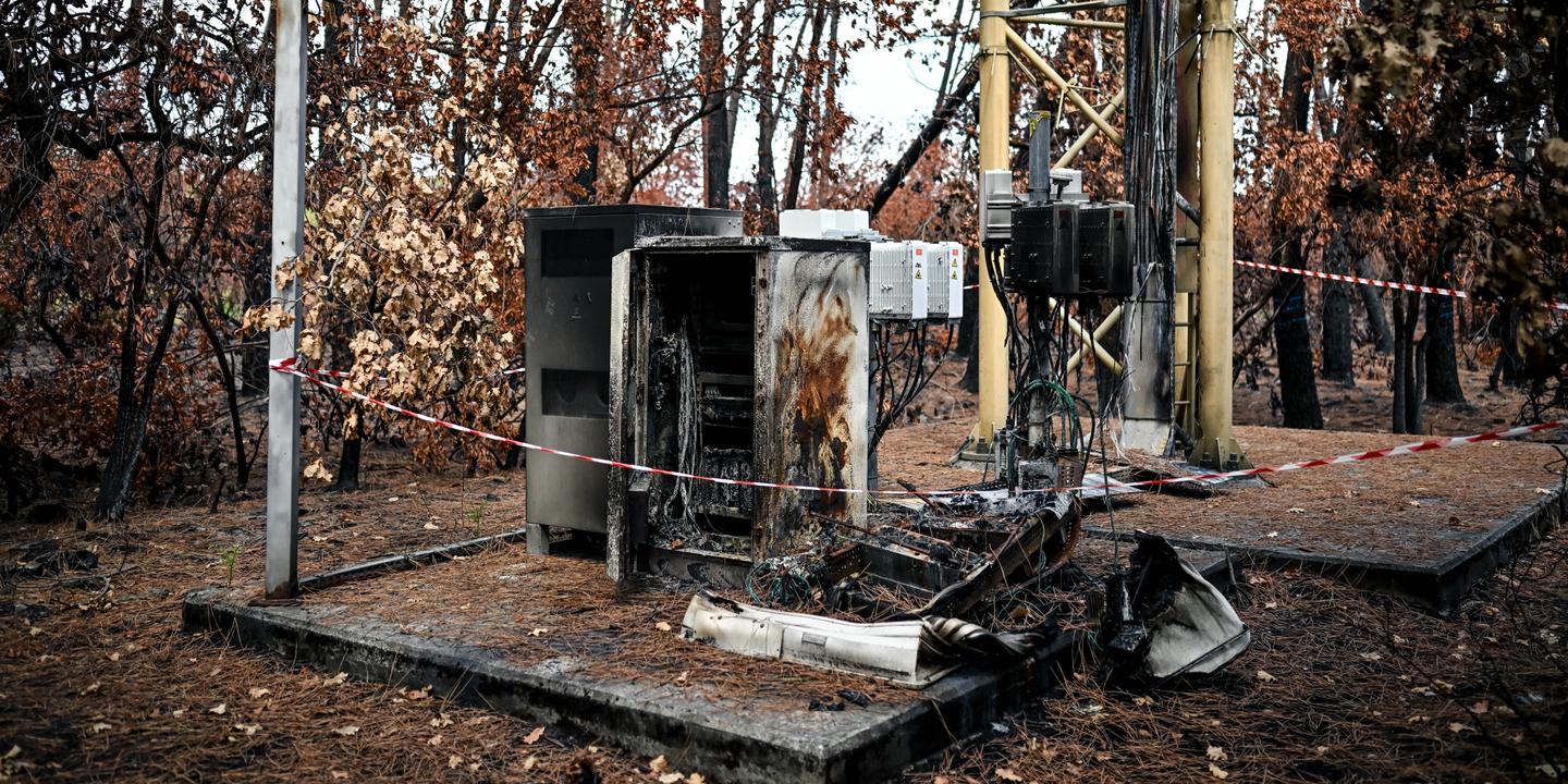 Mégafeu en Gironde : les réseaux télécoms fragilisés