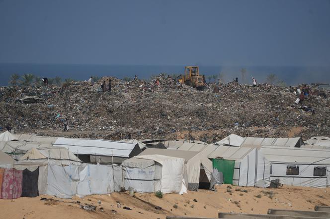 Vue de Deir Al-Balah, dans le centre de la bande de Gaza, le 22&nbsp;ao&ucirc;t 2026. - ABDEL KAREEM HANA/AP PHOTO/ABDEL KAREEM HANA