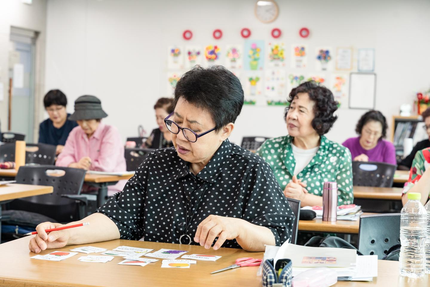 Classes for seniors in South Korea who missed out on education: 'My father was convinced girls should stay at home'