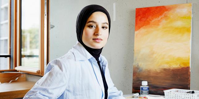 Nour Elassy, Gaza-born poet and refugee in France: 'I live with the guilt of having left my loved ones behind'