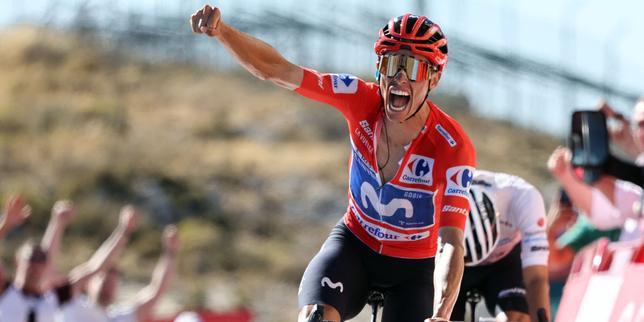 Marqué par l’abandon de Tadej Pogacar, le Tour d’Espagne voit Enric Mas s’affirmer en nouveau leader : « Ce maillot rouge donne des ailes »
