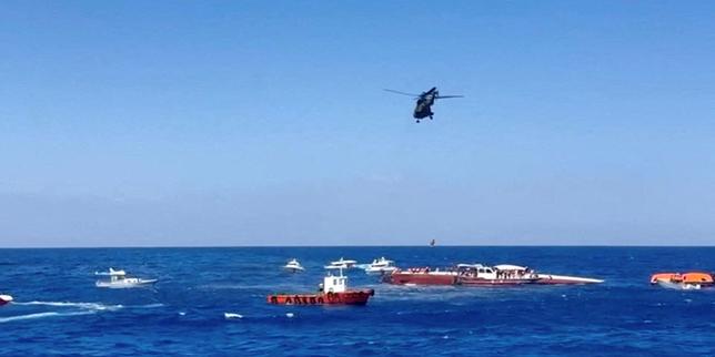 Seven dead in ferry capsize off Northern Cyprus The cause of the capsize was not immediately clear. It occurred shortly after the ferry departed from the port of Kyrenia headed for the Turkish port of Tasucu.