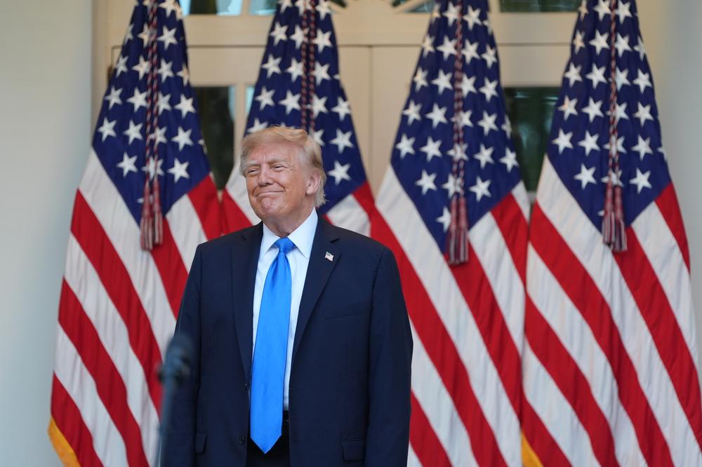 Le président des Etats-Unis, Donald Trump, à la Maison Blanche, à Washington, le 2 septembre 2026. - ALEX BRANDON/AP